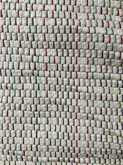 Heavyweight Loom-Woven Knitted Cord Runner - Statement Piece (81.5" x 32.5") #45