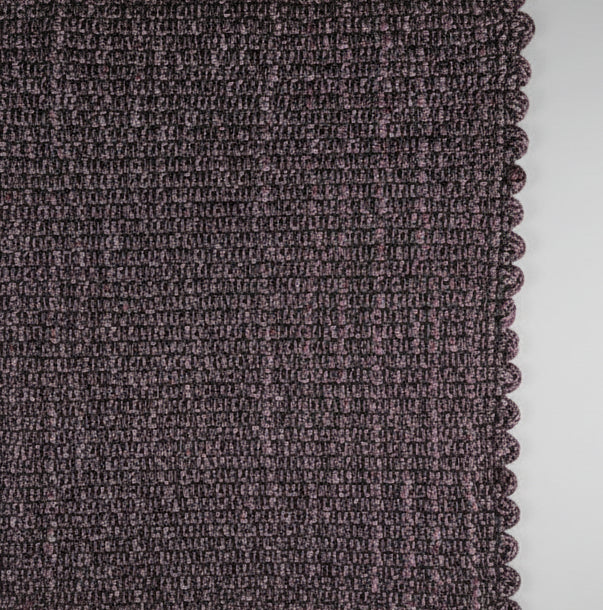 Heavyweight Loom-woven Knitted Cord Runner - Deep Purple (63.5" x 21.5")  #40