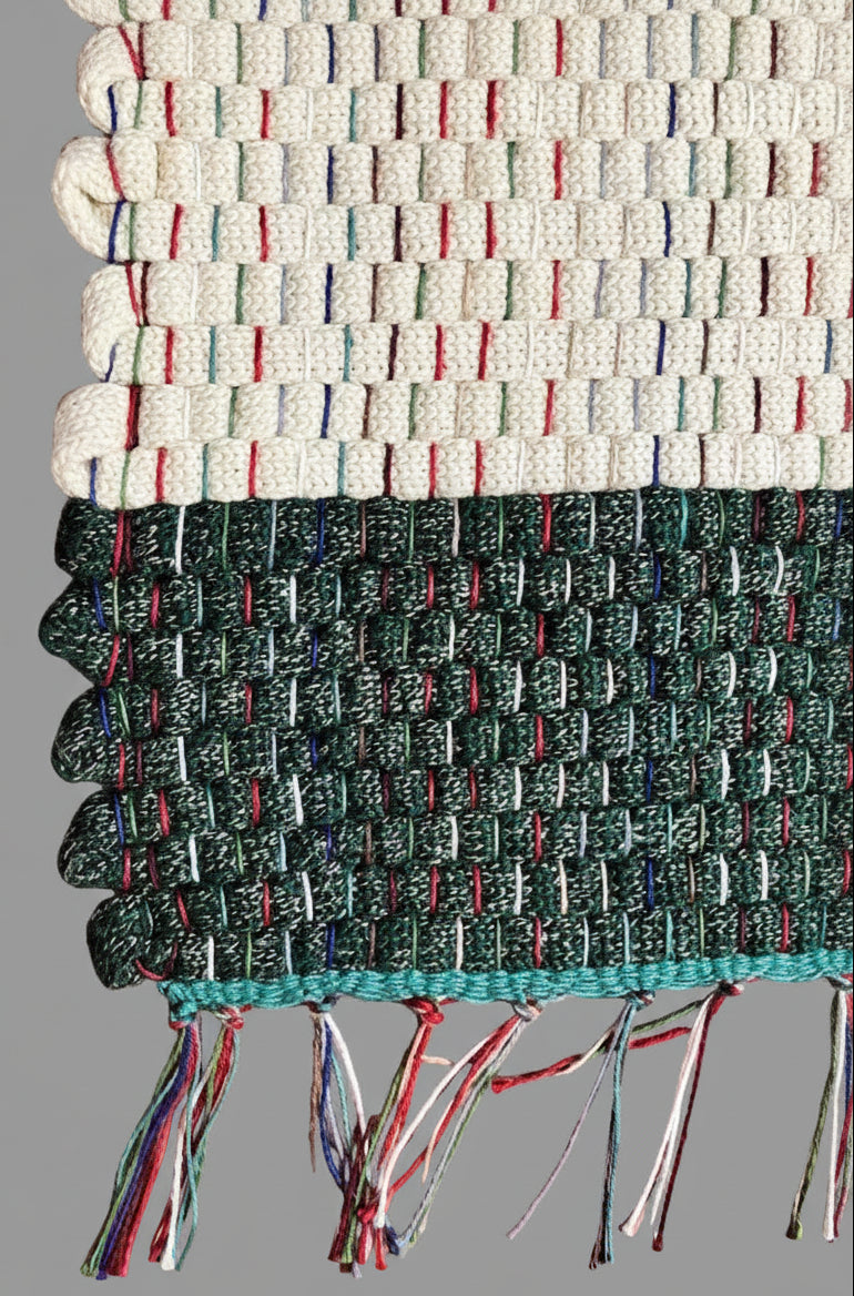 Heavyweight Loom-Woven Knitted Cord Area Rug (64" x 27")  #44