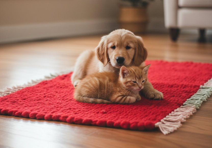 Loom-Woven Soft & Fluffy Rug - Pet Mat or Bathroom Rug (19" x 33.5")  #48