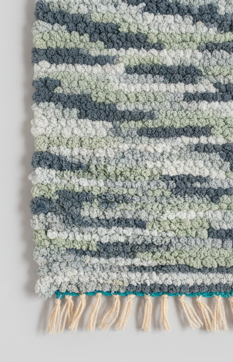Loom-woven Soft & Fluffy Rug - Large Pet Mat or Bathroom Rug (45" x 38.5")  #49