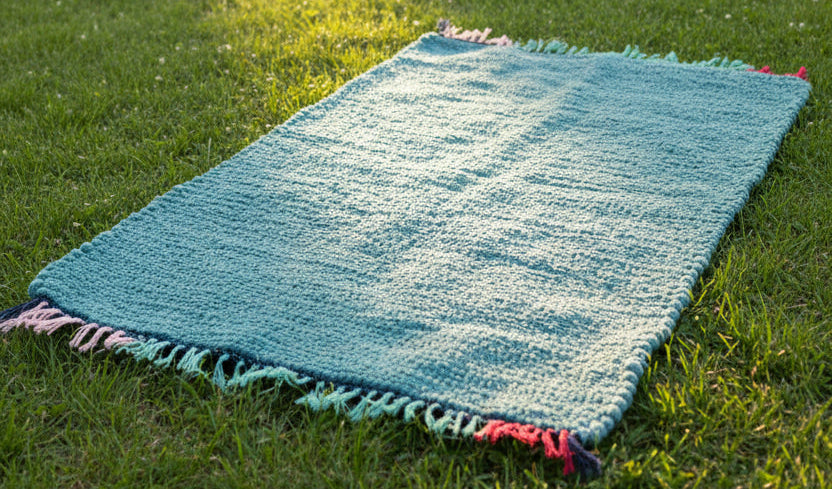 Loom-woven Soft & Fluffy Rug - Large Pet Mat or Bathroom Rug (48.5" x 33.5")  #52